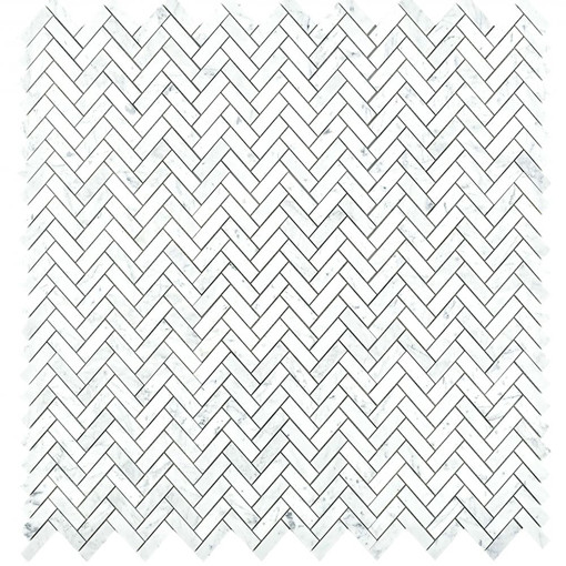 Chevron Long Carrara