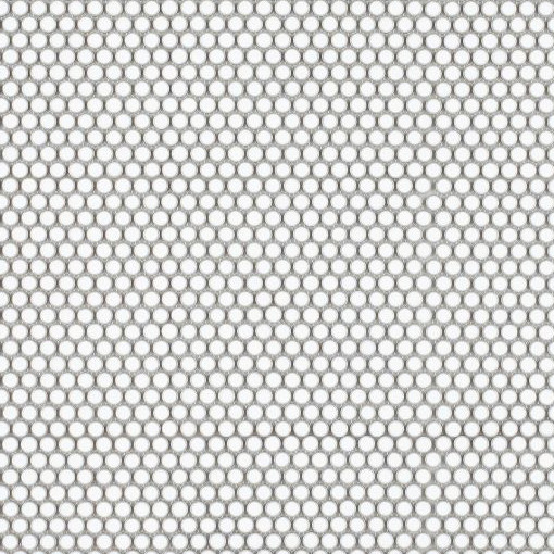 Penny Round Fancy White